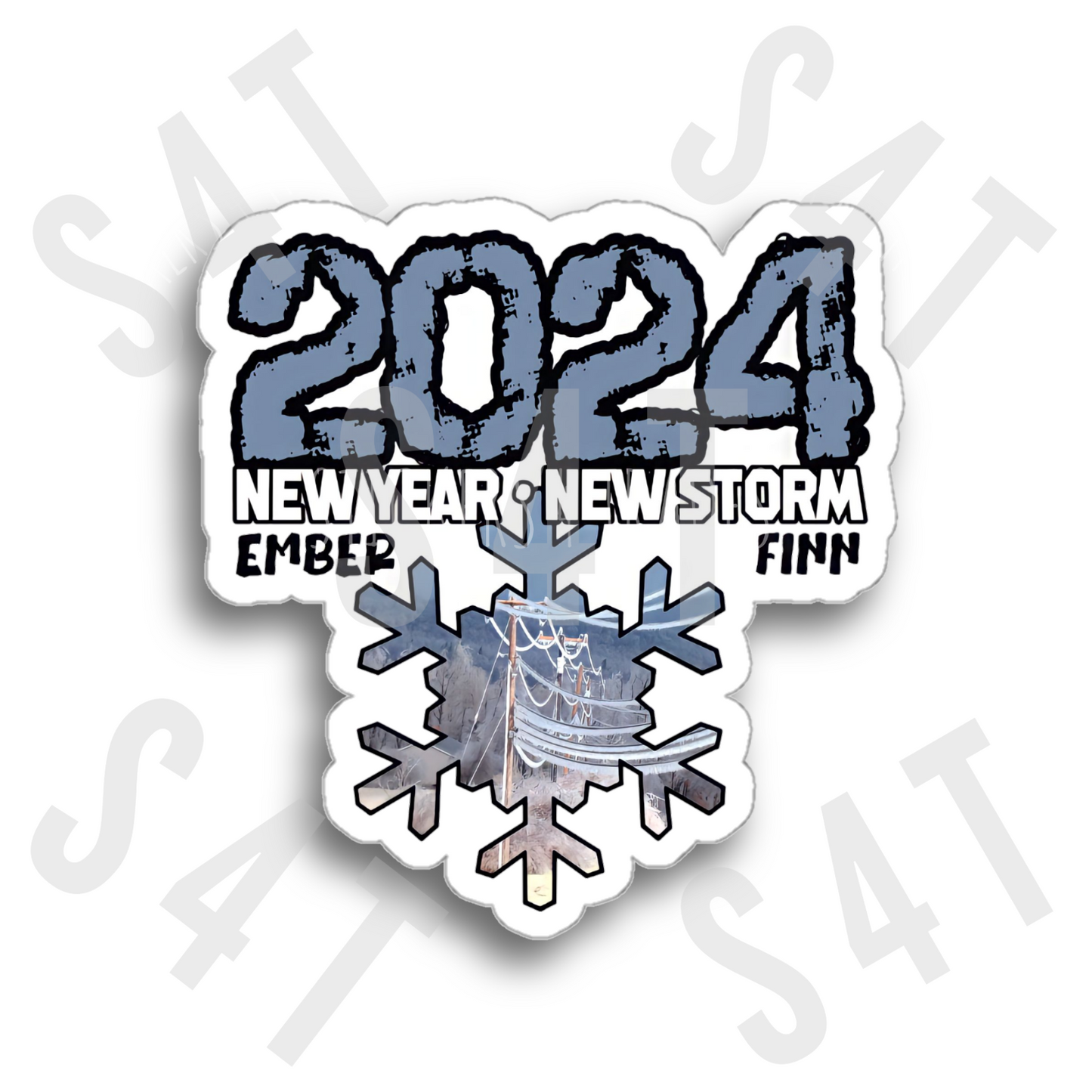 2024 Winter Storm Ember - Finn Lineman Hard Hat Sticker