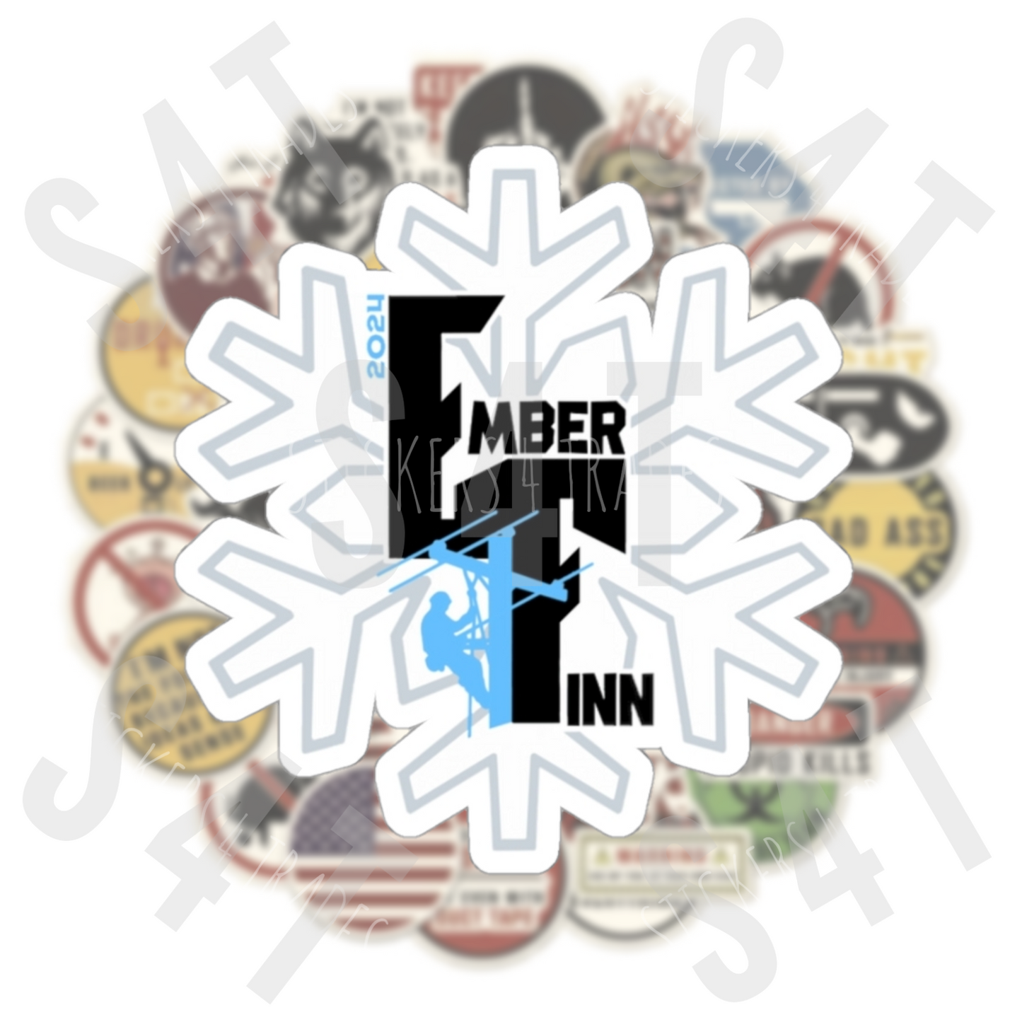 2024 Winter Storm Ember - Finn Lineman Hard Hat Sticker