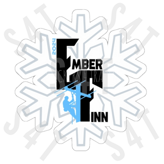 2024 Winter Storm Ember - Finn Lineman Hard Hat Sticker