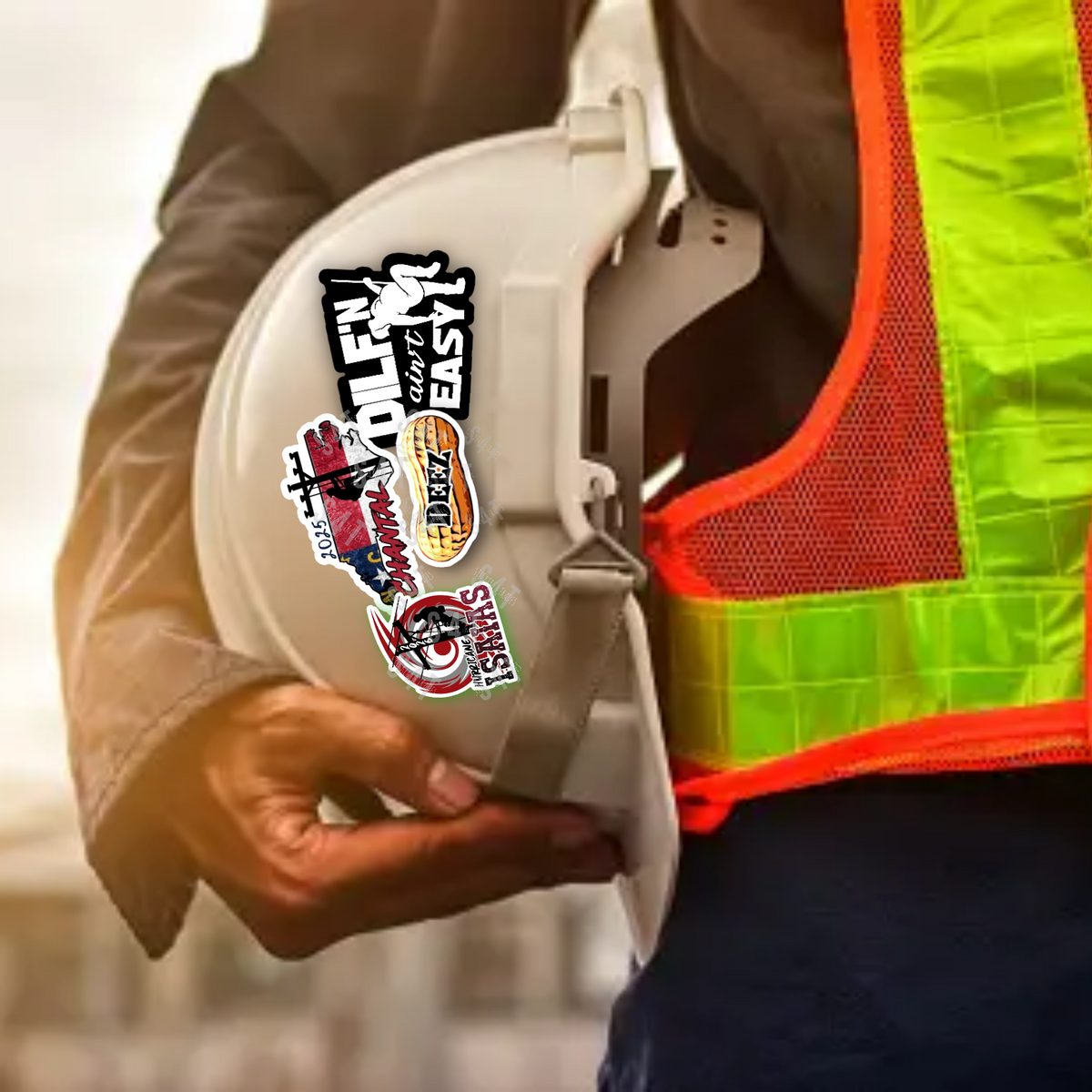 2026 Hurricane Isaias Lineman Hard Hat Sticker Journeyman Tropical Storm Gift Union