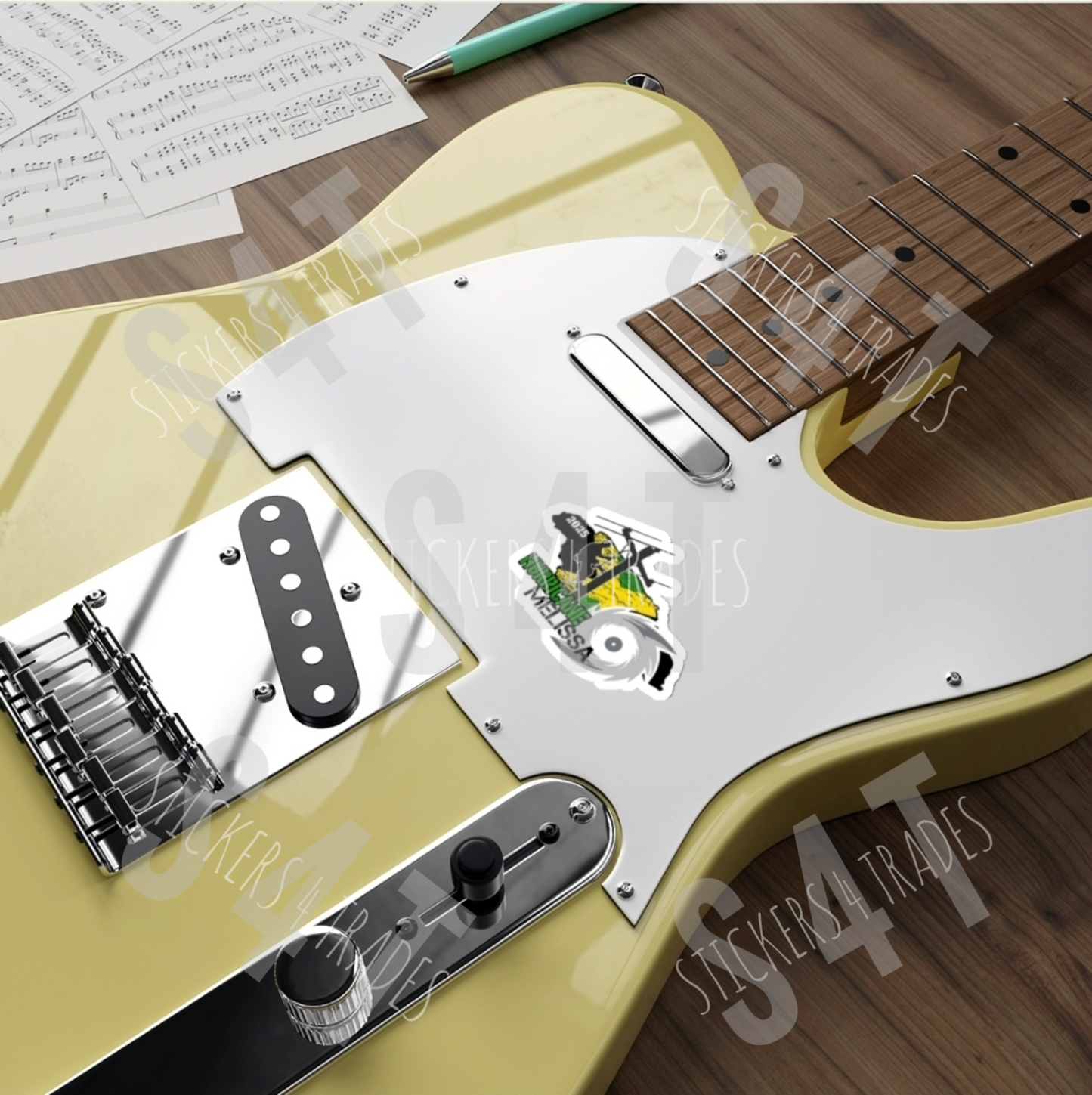 2025 Hurricane Melissa Lineman Hard Hat Sticker Journeyman Tropical Storm Gift Union