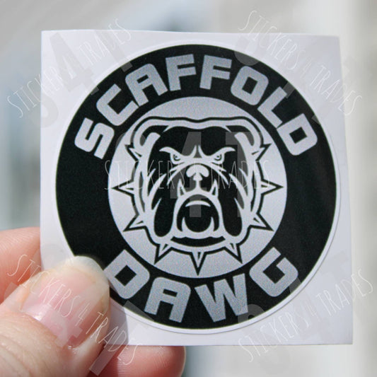 Scaffold Dawg Hard Hat Sticker Decal Blue Collar Gift Carpenter Waterproof Vinyl